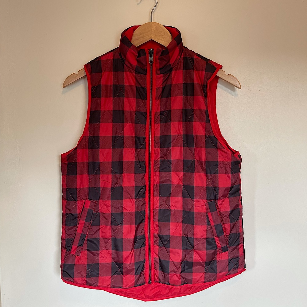 The Limited Checkered Vest Size S